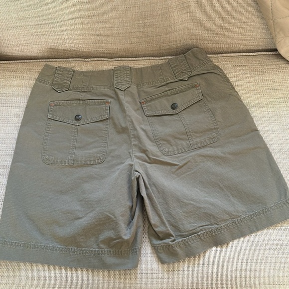 Eddie Bauer Mercer Fit Camp Shorts Khaki Shorts Women’s Rip Stop - Picture 3 of 13